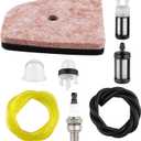FS 94R Air Filter Fuel Line Kit for Stihl FS94R FS94RC FS94 FS94 R FS94C HL91K HL91KC HL94 HL94C HL94K HL94KC HL92C HL92KC Weed Eater Trimmer Parts FS94R Fuel Filter Primer Bulb Tune Up Kit