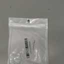 8 Pcs Matt Gold Napkin Rings - Metal Napkin Ring,Stainless Steel Napkin Rings for Table Settings Wedding Christmas Party Dinner Table(Semicircle)