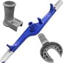 1545680 5304517203 Dishwasher Lower Spray Arm Assembly with 5304518968 Support & 5304506518 Trap Drain Filter Compatible with Frigidaire Kenmore 154568001 154414101 154568002 154250901 PS12585623