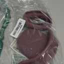 [4 in 1] Silicone Case Cover for AirPods Max USB-C (2024), Anti-Scratch Sweat-Proof Ear Pad Case Cover/Ear Cups Cover/Headband Cover Accessories Silicone Protector for AirPods Max (Burgundy)