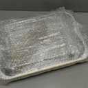 Maxcheck 4 Sets Disposable Chafing Dishes Buffet Set Chafer Wire Racks Buffet Stand Kit Dish Serving Trays Food Warmer Catering Supplies Included Serving Utensils and Stand (Large)