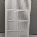 20x10 Duct Opening | Steel Return Air Grille | Vent Cover Grill for Sidewall and Ceiling | HVAC Cold Air Intake Grille | White | Outer Dimensions: 21.75"W X 11.75", 20''Wx10''H [Duct Opening]