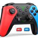 Wireless Switch Controller for Nintendo Switch/Switch 2/Lite/OLED Controller, Switch Controller with a Mouse Touch Feeling on Back Buttons, Extra Switch Pro Controller with Wake-up,Programmable, Turbo Function