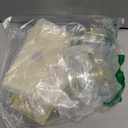 Glass Door Knobs Interior with Lock, Crystal Gold Door Knobs Privacy Door Knob for Bedroom and Bathroom Satin Brass