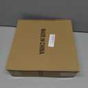 Small Divided Rotating Serving Tray with Lid and Handle,Portable Snackle Box Container,Spinner Organizer and Storage for Adults,Child,Fruits,Candy,Nuts,Veggie,Charcuterie,Snacks,Picnic,Travel, Party (White)