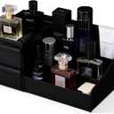 Cologne Organizer for Men,Cologne Stand,Perfume Stand Holder,Cologne Shelf,Dresser Organizers,Organizador de Perfumes,Perfume Stand Organizer for Bedroom,Black