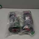 Hausse 2 Pack Bird Scarecrow Fake Owl Decoy Sculpture, Rotating Head Plastic Owl Bird Deterrents, 10.6 Inch Height Nature Enemy Horned Pest Repellent for Outdoor Garden Yard