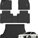 WENNEBIRD All Weather Floor Mats & Cargo Liner for 2023-2026 Lexus RZ 300e, RZ450e, Platinum TPE Anti-Slip Waterproof Liners - 4-Pc Set