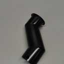 Rain Chain Gutter Adapter Kit for Drains Not Directly Under Gutter, Pinned Metal Rain Chain Installer - Black