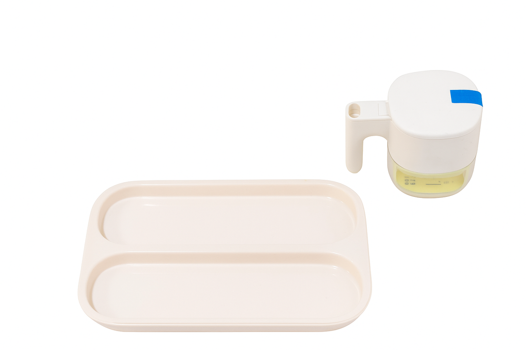 6 Mini Pitchers and a Tray