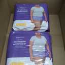 Amazon Basics Postpartum Incontinence Underwear for Women, Maximum Absorbency, Disposable, Bladder Leak Protection, Odor Control, Comfortable Fit, XX-Large, Lavender, 42 Count (3 Packs of 14)