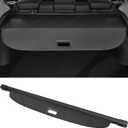 Motoforti Car Trunk Retractable Cargo Cover for Land Rover Range Rover Sport 2006-2013 Trunk Luggage Security Shield Shade, Canvas, Black Carbon Fiber