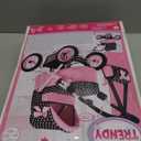 Bayer: Trendy Pram - Hearts Black & Pink - Includes Matching Shoulder Bag, for Dolls Up to 18", Foldable, Kids Pretend Play Toy, Ages 3+ `