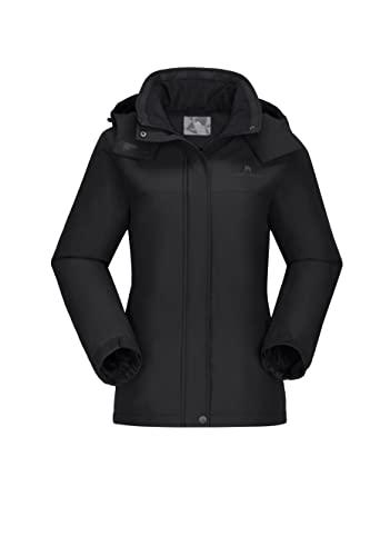 CAMEL CROWN Women's Ski Jacket Winter Snow Coat Warm Fleece Mountain Waterproof Female Jacket Snowboarding jackets XXL