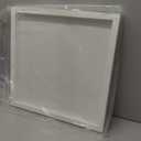 16x16 Shadow Box White Display Frame with Interior Size 16x16 by 1 Inches Deep Includes Shatter Resistant Acrylic Plexiglass, Backing and Hanging Hardware