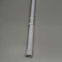 White Tension Rod 16 To 26 Inch Spring Curtain Rod Adjustable Tension Curtain Rods No Drilling Short Tension Rod Extendable Small Spring Tension Curtain Rod for Closet Cupboard Bars Refrigerator