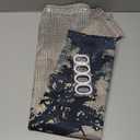 Lnond 4Pcs Bathroom Shower Curtain Sets with Rugs,Black and Grey Painting Art Bathroom Sets with Shower Curtain and Rugs and Accessories