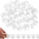 30PCS Salt and Pepper Shaker Stoppers Plugs, 6/7/9/10/11/12 MM Plastic Stoppers for Salt and Pepper Shakers, Shaker Bottle Stopper & Round End Caps for Bottles Plugs Bottom, Salt and Pepper Plugs