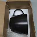 Matte Black Big Coffee Mug 30 oz Ceramic Tea Cup Extra Large Soup Bowl with Handle Microwave Safe, Gifts for Men Women Mom Dad Boyfriend Husband Wife or New Kitchen House Warming Presents