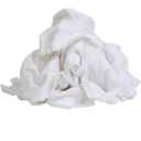 T-Shirt Cloth Rags, Lint Free, White, for All-Purpose Wiping, Cleaning, and Polishing 100% Recycled Materials Absorbent Quick Dry Multipurpose Cotton, Streak Free, (1 Pound Box)
