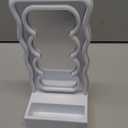 LED Color Changing Light Up Wavy Wall Mirror