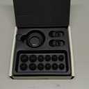 Ear Plugs for Sleeping, 2 Pairs of Reusable Earplugs for Noise Reduction 25dB-30dB with 8 Ear Tips, Soft Hearing Protection Ear Plugs for Concert,Noise Sensitivity, Study & Work, Black