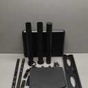 Rfiver Swivel Floor TV Stand with Mount for 32-60 Inch TVs up to 88lbs, Height Adjustable TV Mount with Wood Base & Shelf, Space-Saving Design Tall TV Stands for Living Room, Bedroom, Corner