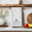 Funny Shark Bathroom Hand Towels, Shark Bathroom Decor, Coastal Beach Ocean Animal Decorative Hand Towels for Kids Bath Room Washroom, 16x24 Inch