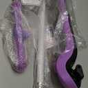 TONBUX Kids Scooter for Ages 3-8, Toddler Scooter with Light-Up Wheels, Adjustable 4-Level Height 3-Wheel Scooters for Kids, Lean-to-Steer Design (Purple)