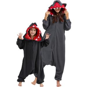 DarkCom Animal Onesie for Kids, Cosplay Dog Onesie Halloween Costume Christmas Pajamas Sleepwear 10-11 Years