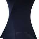 32x43 Inch Navy Blue Spandex Cocktail Table Cloth Fitted Round Cocktail Table Stretch High Top Table Cover Square Corner Bar Table Cover for Wedding Party Navy Blue