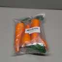 4 Pcs Artificial Fake Vegetables Carrots Decor - Faux Lifelike Simulation Plastic Carrot for Home House Kitchen Party Decoration - Artificial Vegetable Fake Carrots