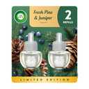 Air Wick plug in Scented Oil 2 Refills, Woodland Pine, (2x0.67oz), Essential Oils, Air Freshener