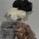 4 Pcs Satin Silk Scrunchies - Soft Hair Ties, Fashion Hair Bands, Hair Bow Ropes, Elastic Bracelet Ponytail Holders for Women and Girls (4.5 Inch)