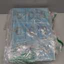 Apothecary Cabinet with Drawers, Tabletop Apothecary Cabinets Library Card Catalog Cabinet Herb Storage Box Wooden Desk Drawer Organizer Vintage Furniture for Medicine, Tea (Blue, 9 Drawers)