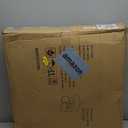 Garden 4 you Nesting Coffee Table, 23.6" Round Coffee Table Set of 2, Wooden Nesting Table Set with Metal Frame, Side Tables for Living Room Bedroom Balcony, Black