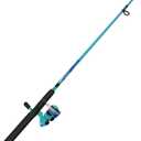 Zebco Splash Junior Spinning Reel and Fishing Rod Combo, 4-Foot 2-Piece Fishing Pole, Size 10 Reel, Changeable Right- or Left-Hand Retrieve, Pre-Spooled with 6-Pound Zebco Line