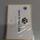 TwoDays Funny Dog Dad Cards with Envelope and Sticker, Cute Father's Day Card from Dog Pets Son Daughter, Gifts for Dog Lovers, Happy Pawther's Day (4"x 6") Set of 16