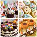 Easter Rainbow Nonpareils Sprinkles for Cake Decorating, 150g/5.29oz, Rainbow Sugar Sprinkles, Cake Decorations & Cupcake Toppers, Easter, Holiday, Wedding, Birthday, Party Supplies (EXP 01/17/27)