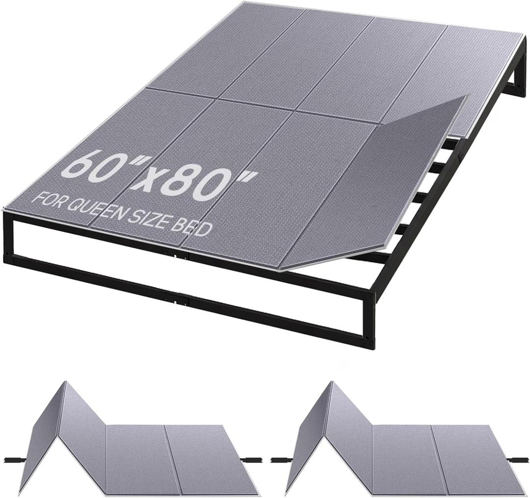 BlissBoard Bunkie Board Queen Size 60"x80", Bed Boards for Under Mattress, Quiet & Moisture-Resistant Support for Sagging Mattress, Fits Metal Frames & Platform Beds, 10mm