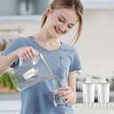 BREAUILL Water Filter Replacement Compatible with Brita Water Filter, Pitchers, Classic, OB03, Mavea,10700, 35557, Pitcher Water Filter by BREAUILL, New Upgraded Reduce TDS, Chlorine (6PCS)