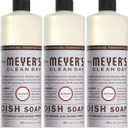 MRS. MEYER'S CLEAN DAY Liquid Dish Soap, Biodegradable Formula, Lavender, 16 fl. oz - Pack of 3