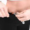 Baihetu High Waist Leggings with Inner Pocket Super Soft Yoga Pants for Women (Pink)