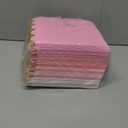 100 Pack Disposable Cocktail Napkins, 5 x 5 Inches, 2-Ply, Scalloped Edge, for Dinner Wedding Birthday Party Bridal Anniversary Reception Event (100, Gold Pink)