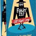 2 x Wilder JACKBOX Games Fakin It All Night Long Board Game  Board Game for Mature Game Nights and Parties  Spicy Card Game for Adults Ages 17+ (3-6 Players)