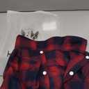 Koneseve Dog Shirt - Plaid Clothes T-Shirt & Sweater for Small Dog, Cat & Puppy - Adorable, Stylish & Cozy Halloween & Christmas Costume (Red, XXL)