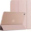 JETech Case for iPad (A16) 11th Generation 11 Inch 2025 / iPad 10th Generation 10.9 Inch 2022, Slim Smart Cover with Hard PC Translucent Back, Supports Touch ID, Auto Wake/Sleep (Rose Gold)