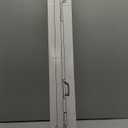 Reinforced 42 Inch Extra Tall Pet Gate with Support Rods, 96" Wide Retractable Baby Gate, Prevent Crawling Under Extra Tall Retractable Dog Gate Indoor Retractable Gate Outdoor Gates for Decks, Black