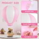 3FT Pink Hot Air Balloon, Inflatable Baby Shower Decoration, Hanging Hot Air Balloon for Girls Baby Birthday Party Wedding Exhibitions, Air Pump Included