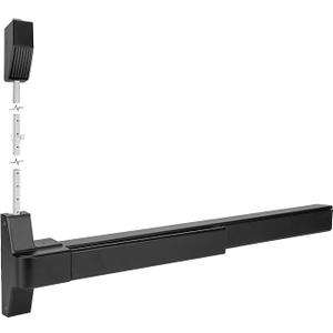 IRONWALLS Surface Vertical Rod Panic Bar 27.5", Commercial Exit Device